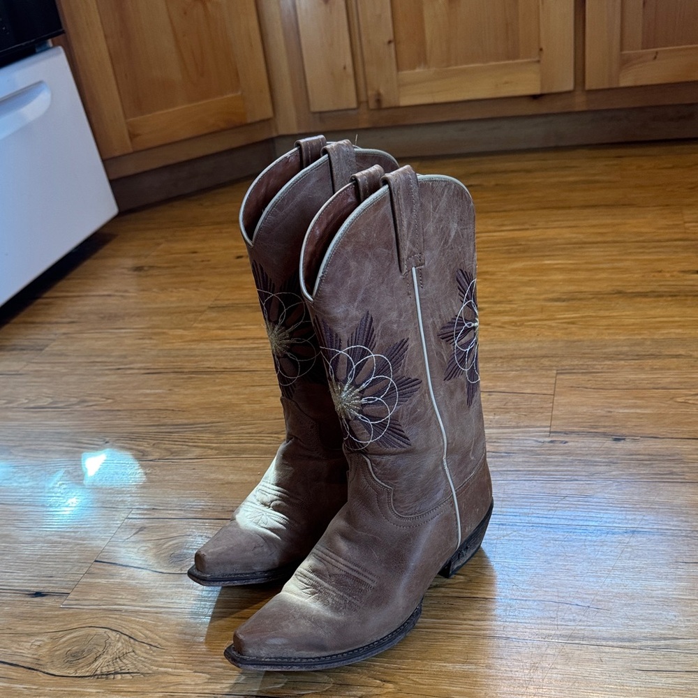 Brown Western Cowboy Boots